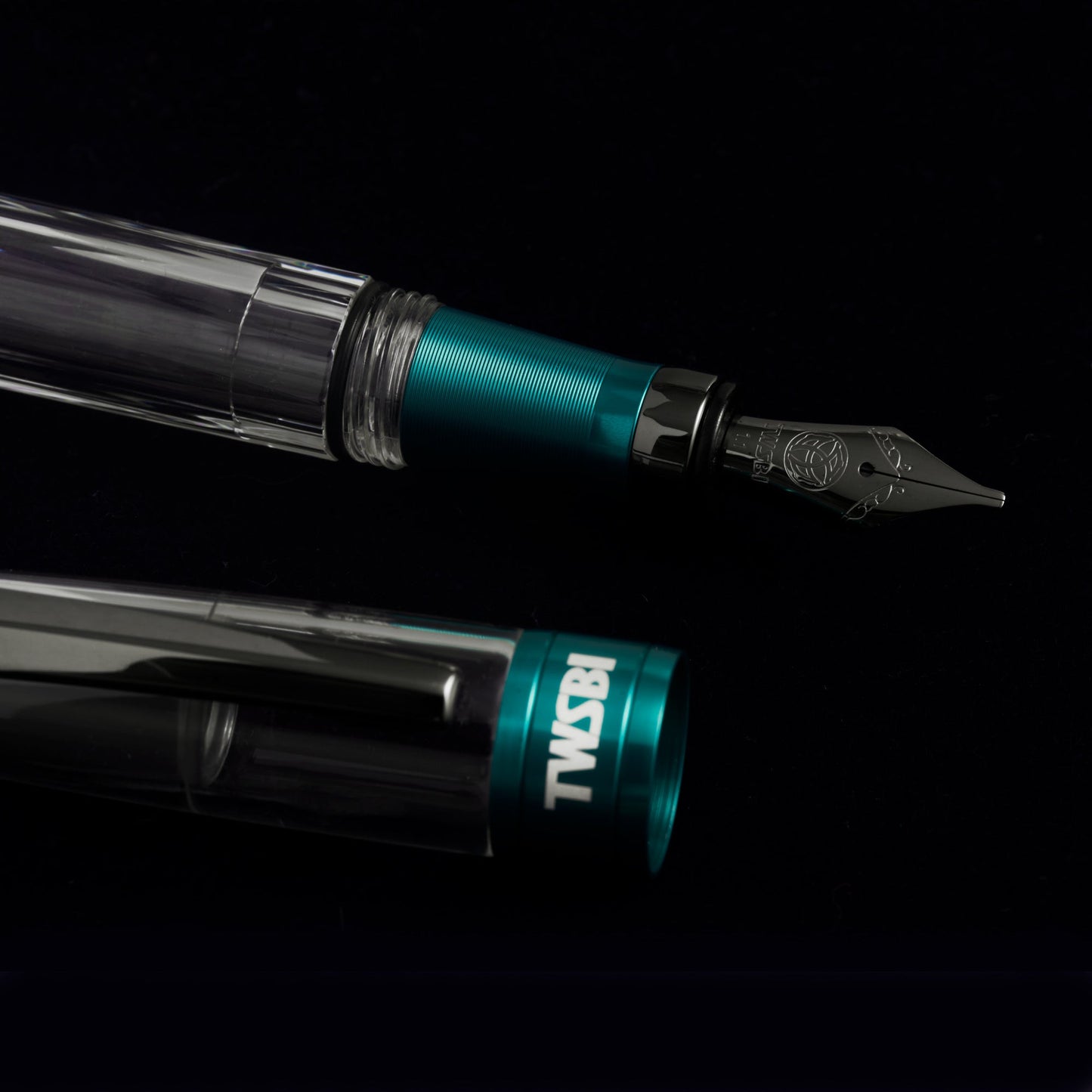 TWSBI 三文堂鋼筆 / 鑽石 580 AL R / 加勒比海藍 & 黑鈦