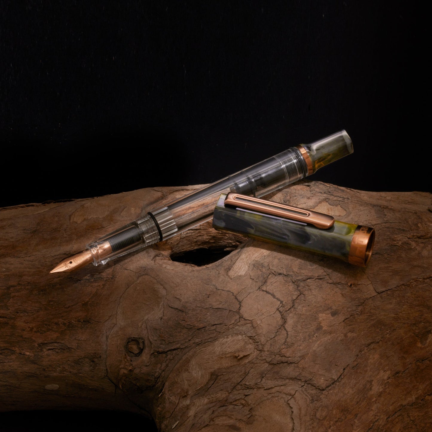 TWSBI 三文堂鋼筆 / ECO / 石紋綠 & 古銅