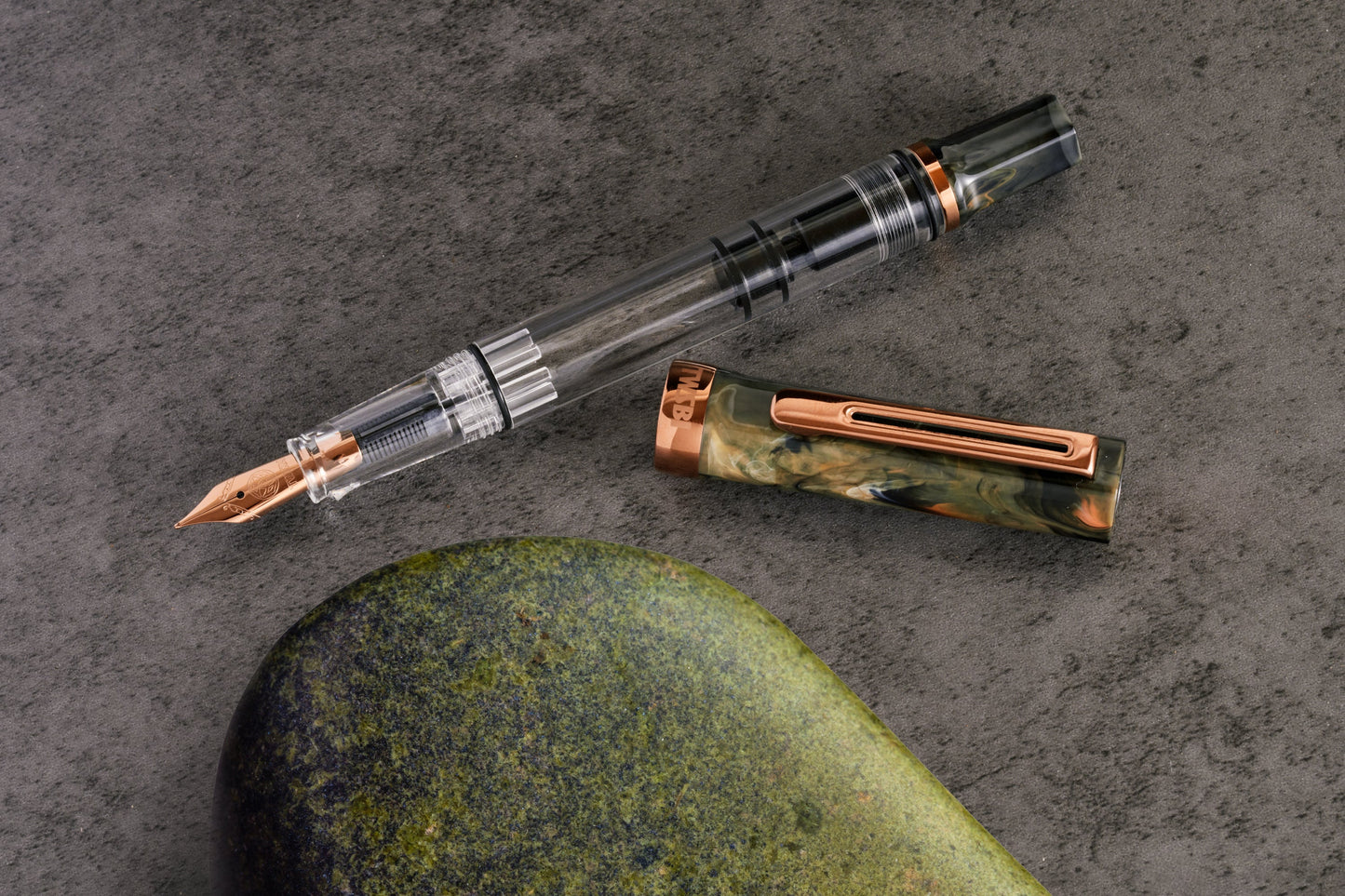 TWSBI 三文堂鋼筆 / ECO / 石紋綠 & 古銅