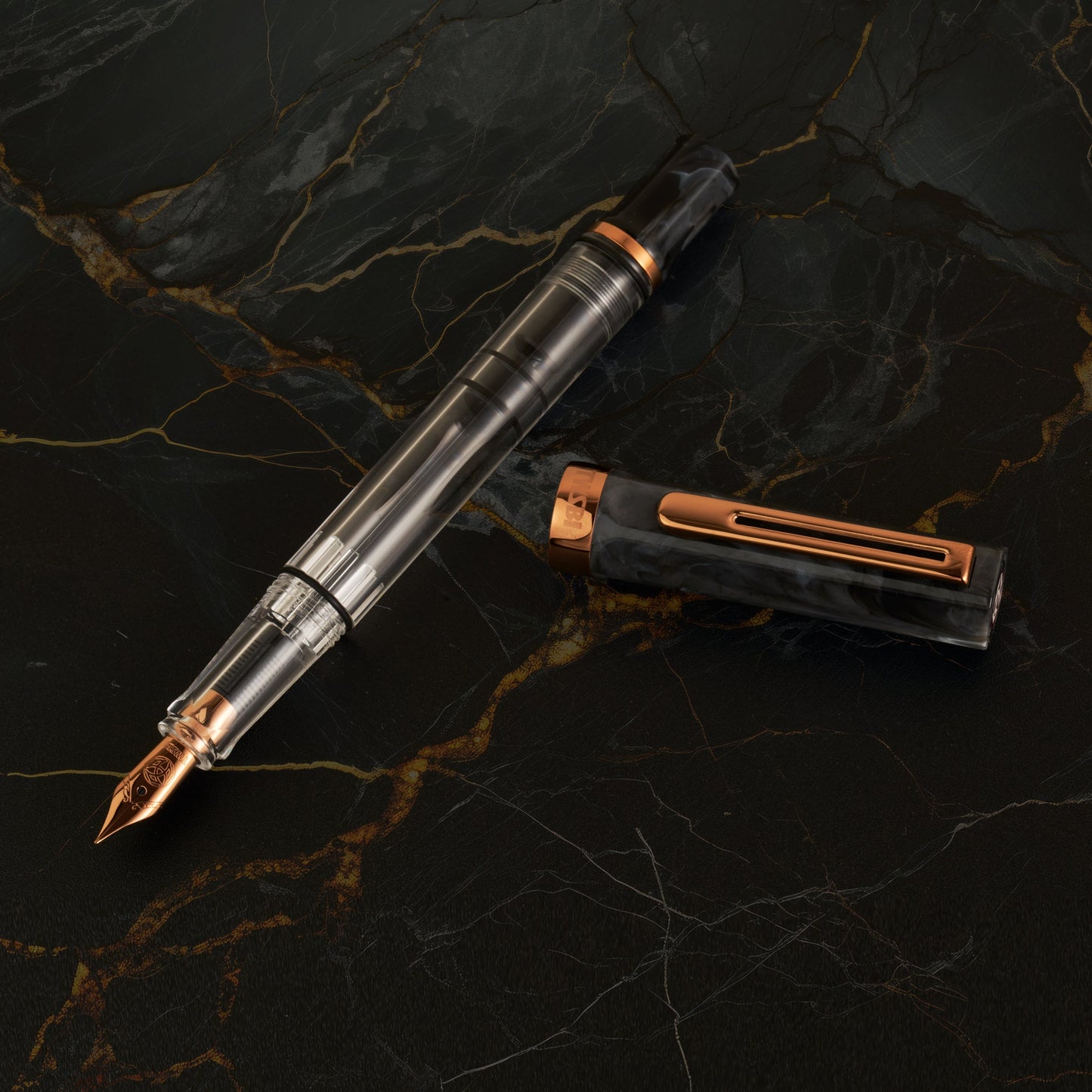 TWSBI 三文堂鋼筆 / ECO / 大理石黑 & 古銅