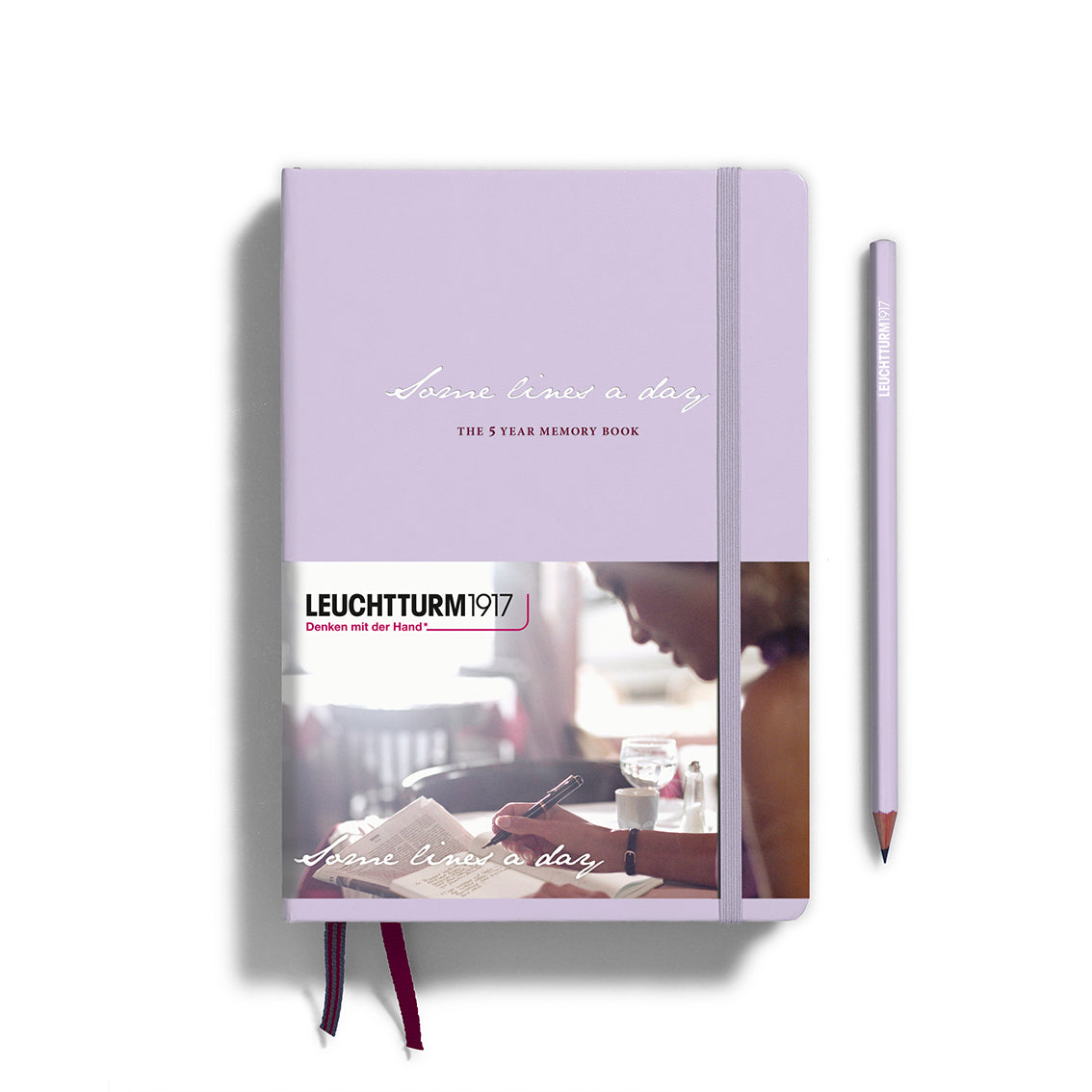 Leuchtturm1917 燈塔Some Lines a Day系列 5年日記本 紫 Lilac