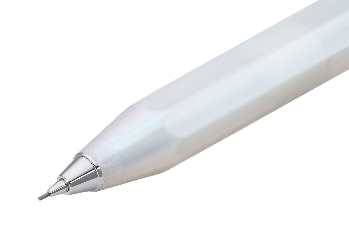 德國KAWECO LUNAR Sport系列自動鉛筆 月光泊藍 Light Blue 0.7 mm — 筆頭與握位特寫