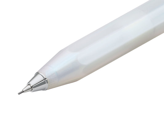 德國KAWECO LUNAR Sport系列自動鉛筆 月光泊藍 Light Blue 0.7 mm — 筆頭與握位特寫