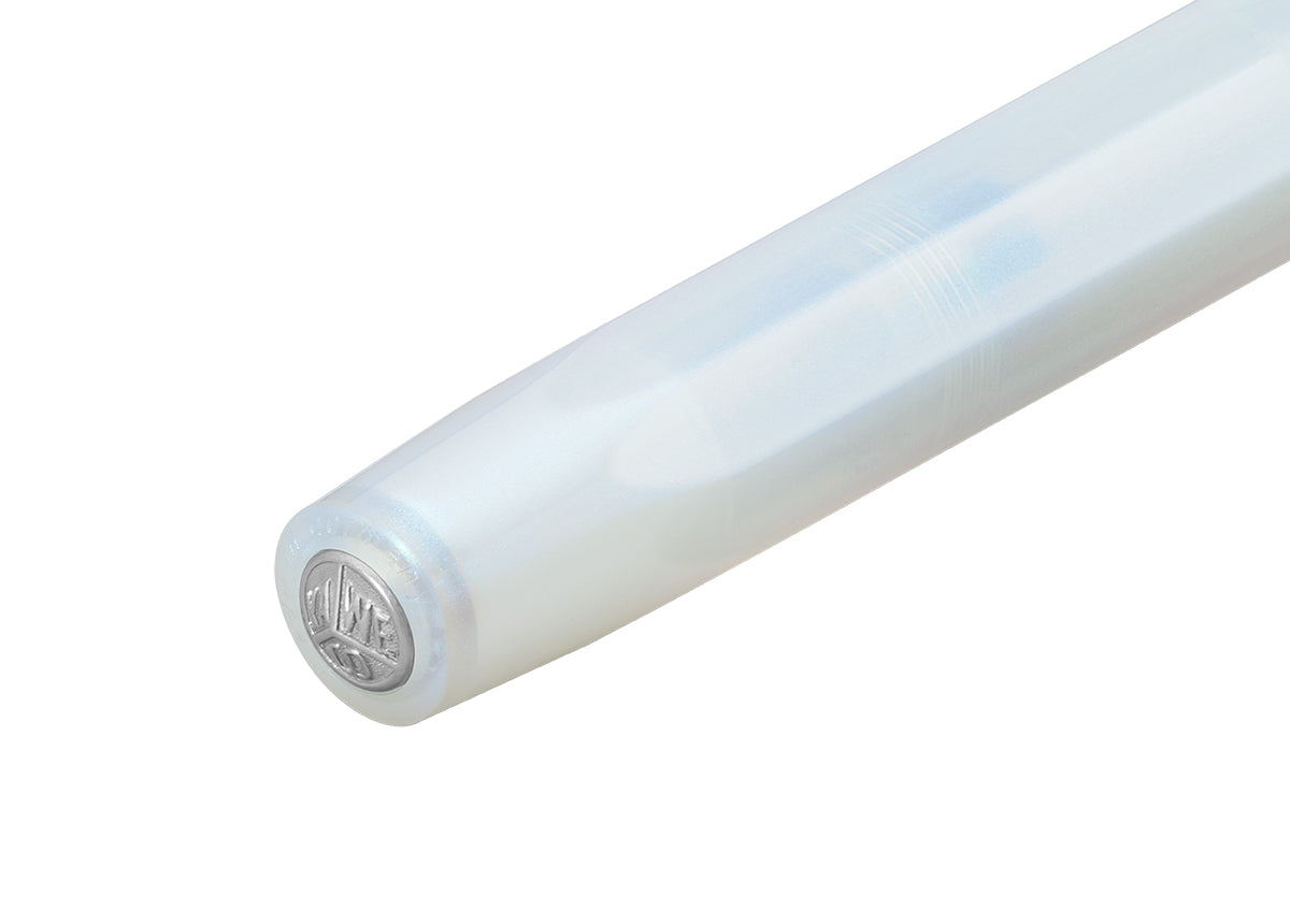 德國KAWECO LUNAR Sport系列鋼珠筆 月光泊藍 Light Blue — 筆桿尾端特寫