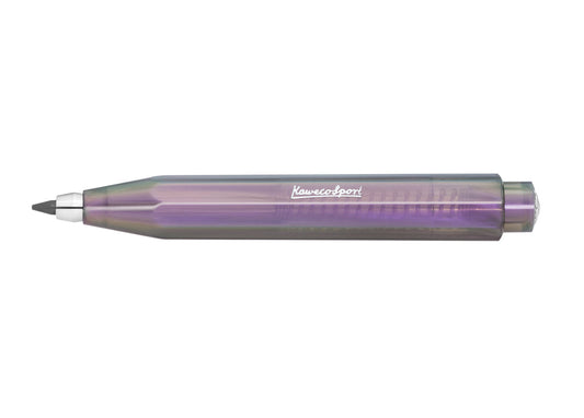 KAWECO LUNAR Sport系列草圖筆 月影暗紫 Shadow Purple 3.2，套蓋狀態，可見筆蓋與筆身接合