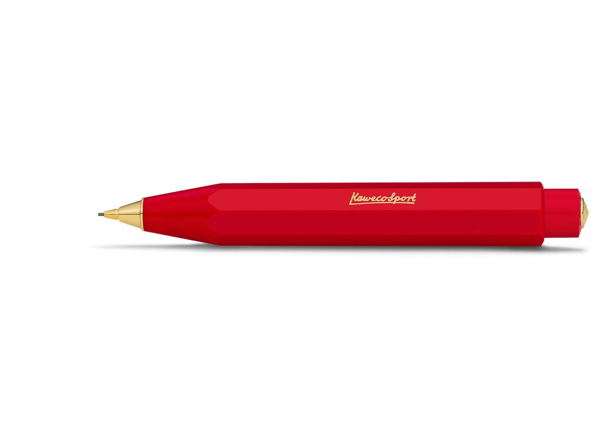 德國KAWECO CLASSIC Sport系列自動鉛筆 火紅 0.7mm — 全貌