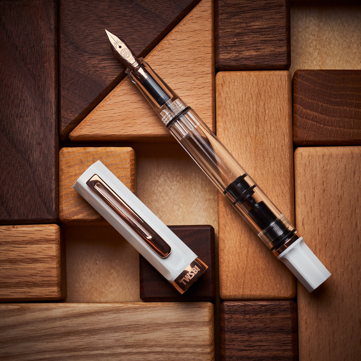 TWSBI 三文堂鋼筆 / ECO / 白色 & 玫瑰金