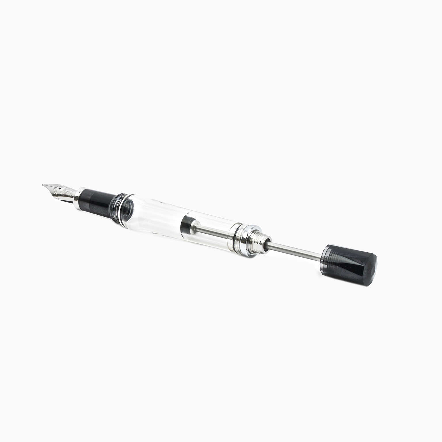 TWSBI 三文堂 VAC 700R 透明 鋼筆 官方商品照,真空上墨、透明示範筆身