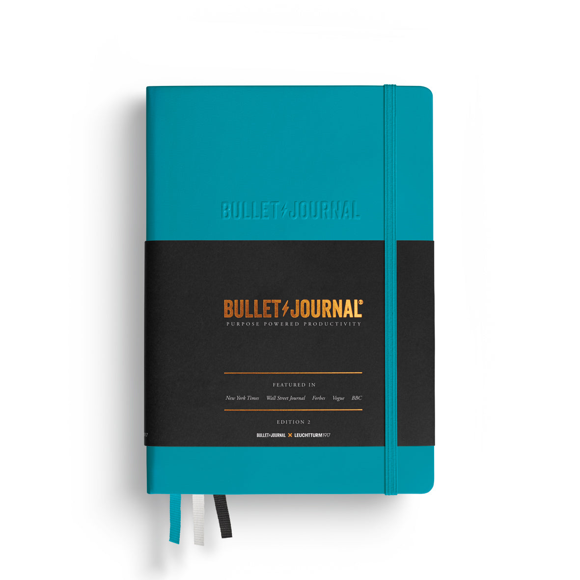 LEUCHTTURM1917 Bullet Journal 子彈日記／子彈筆記本 A5／硬皮／藍綠／點狀／第二代／烙印 #373022