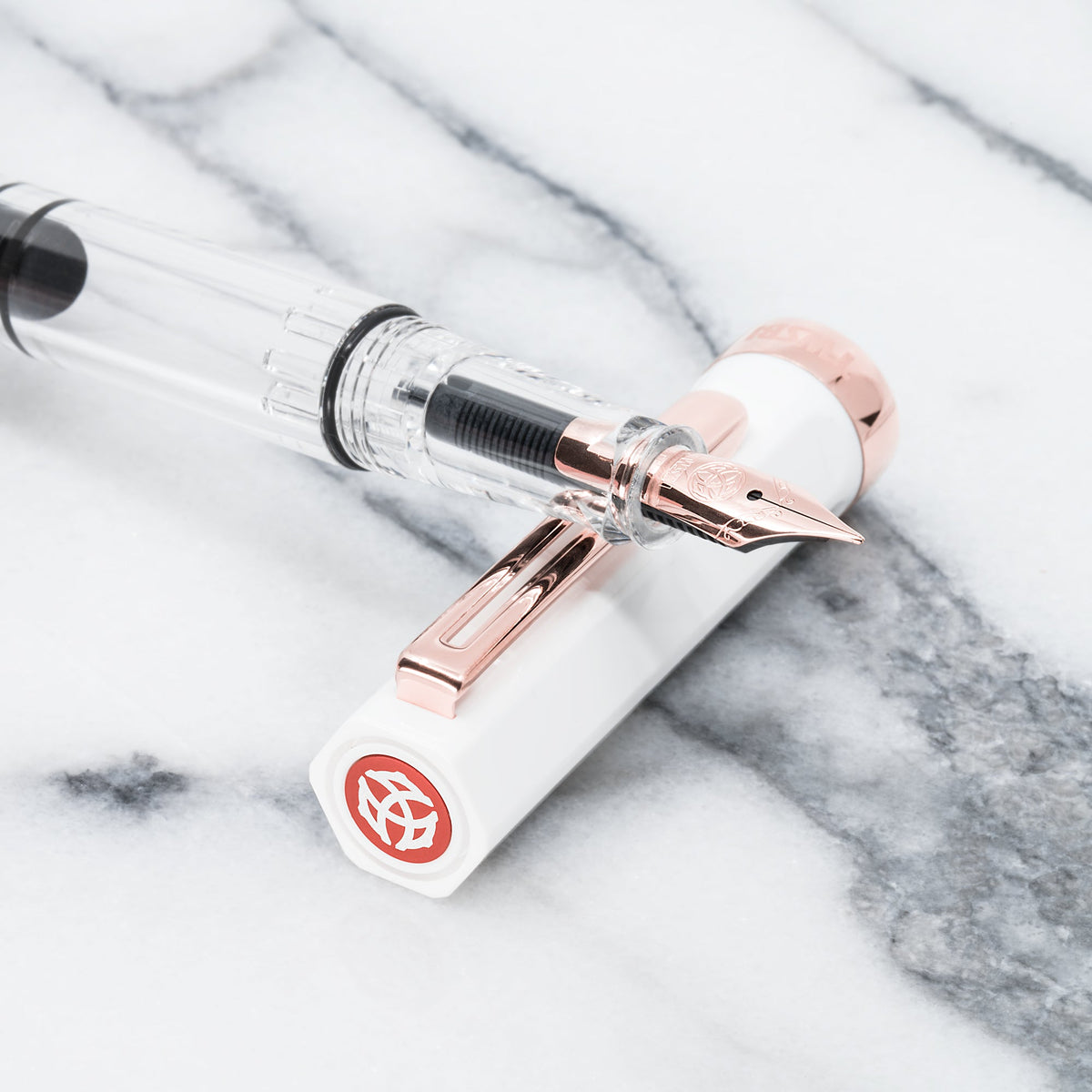 TWSBI 三文堂鋼筆 / ECO / 白色 & 玫瑰金