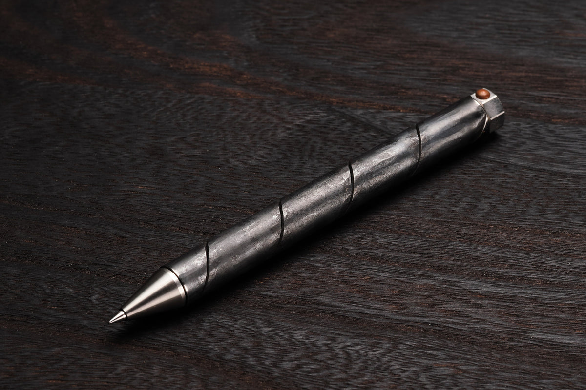 日本 Inoue Tool Works 手工鍛造原子筆 鍛肌 11cm