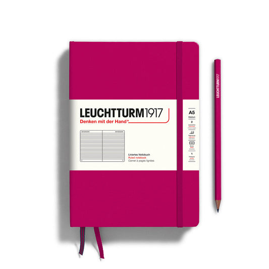 Leuchtturm1917 A5 硬殼筆記本｜德國燈塔經典系列｜莓果 (Berry)