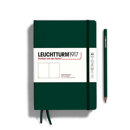 Leuchtturm1917 A5 硬殼筆記本｜德國燈塔經典系列｜森林綠 (Forest Green)