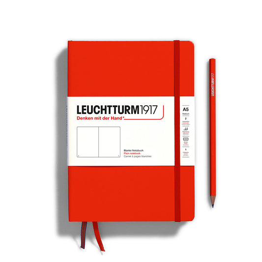 Leuchtturm1917 A5 硬殼筆記本｜德國燈塔經典系列｜狐狸紅 (Fox Red)