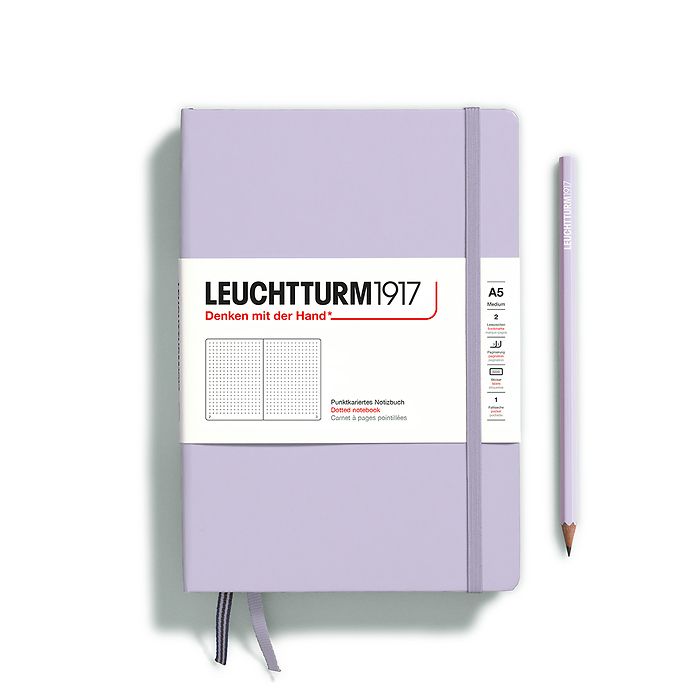 Leuchtturm1917 A5 硬殼筆記本｜德國燈塔經典系列｜紫 (Lilac)