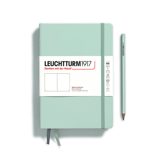 Leuchtturm1917 A5 硬殼筆記本｜德國燈塔經典系列｜薄荷綠 (Mint Green)