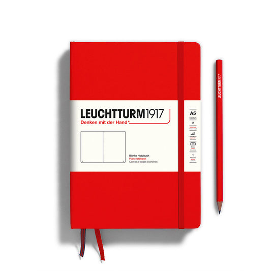 Leuchtturm1917 A5 硬殼筆記本｜德國燈塔經典系列｜紅 (Red)