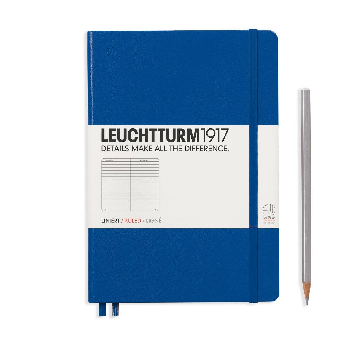 Leuchtturm1917 A5 硬殼筆記本｜德國燈塔經典系列｜皇家藍 (Royal Blue)