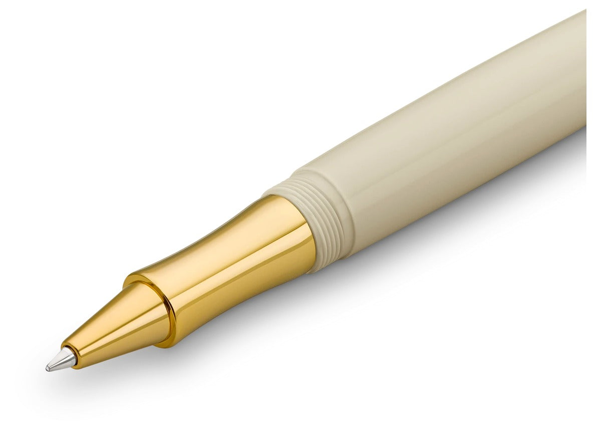 KAWECO STUDENT 20's Jazz 鋼珠筆 — 筆尖特寫,金色鍍層