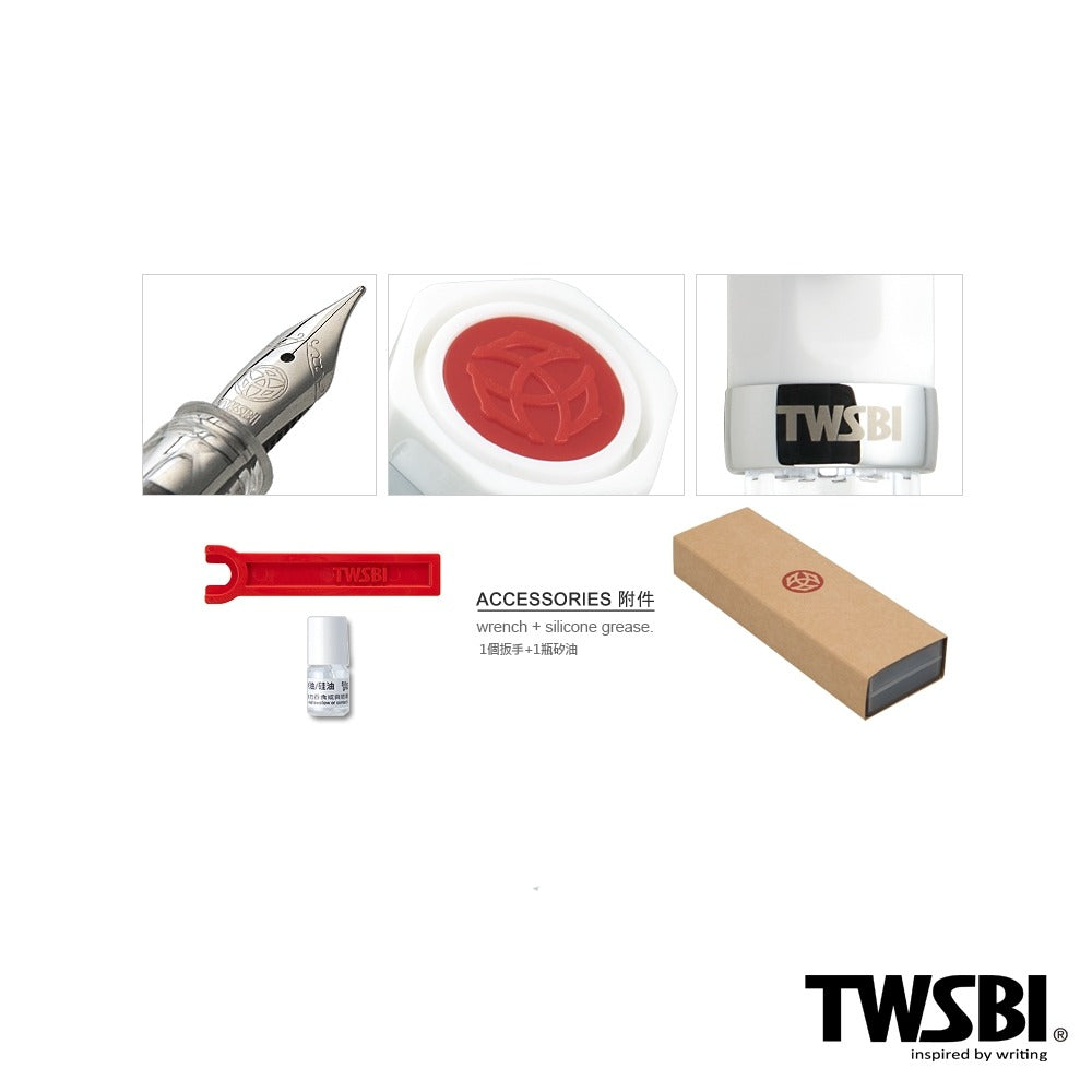 TWSBI 三文堂鋼筆 / ECO / 白 / 櫻花