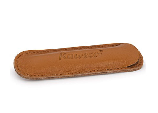 德國KAWECO 棕色真皮筆袋（可放二支LILIPUT）