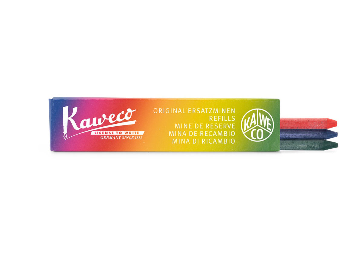 德國KAWECO 鉛筆筆芯 5.6mm 綠+藍+紅