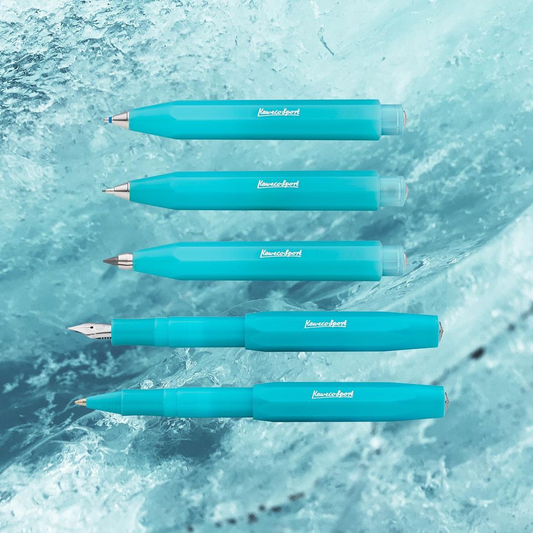 德國KAWECO FROSTED Sport系列自動鉛筆 0.7mm 淺粉藍