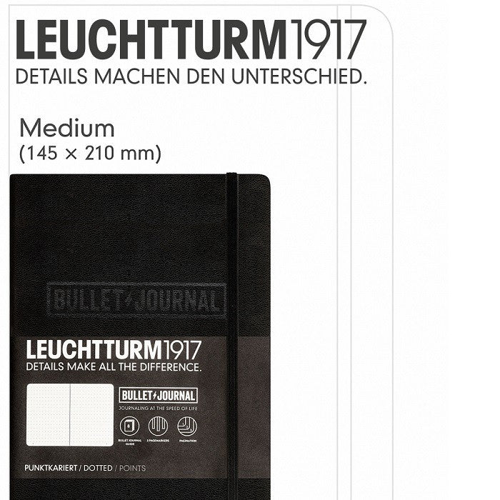 Leuchtturm1917 燈塔子彈筆記本 黑 點狀式內頁
