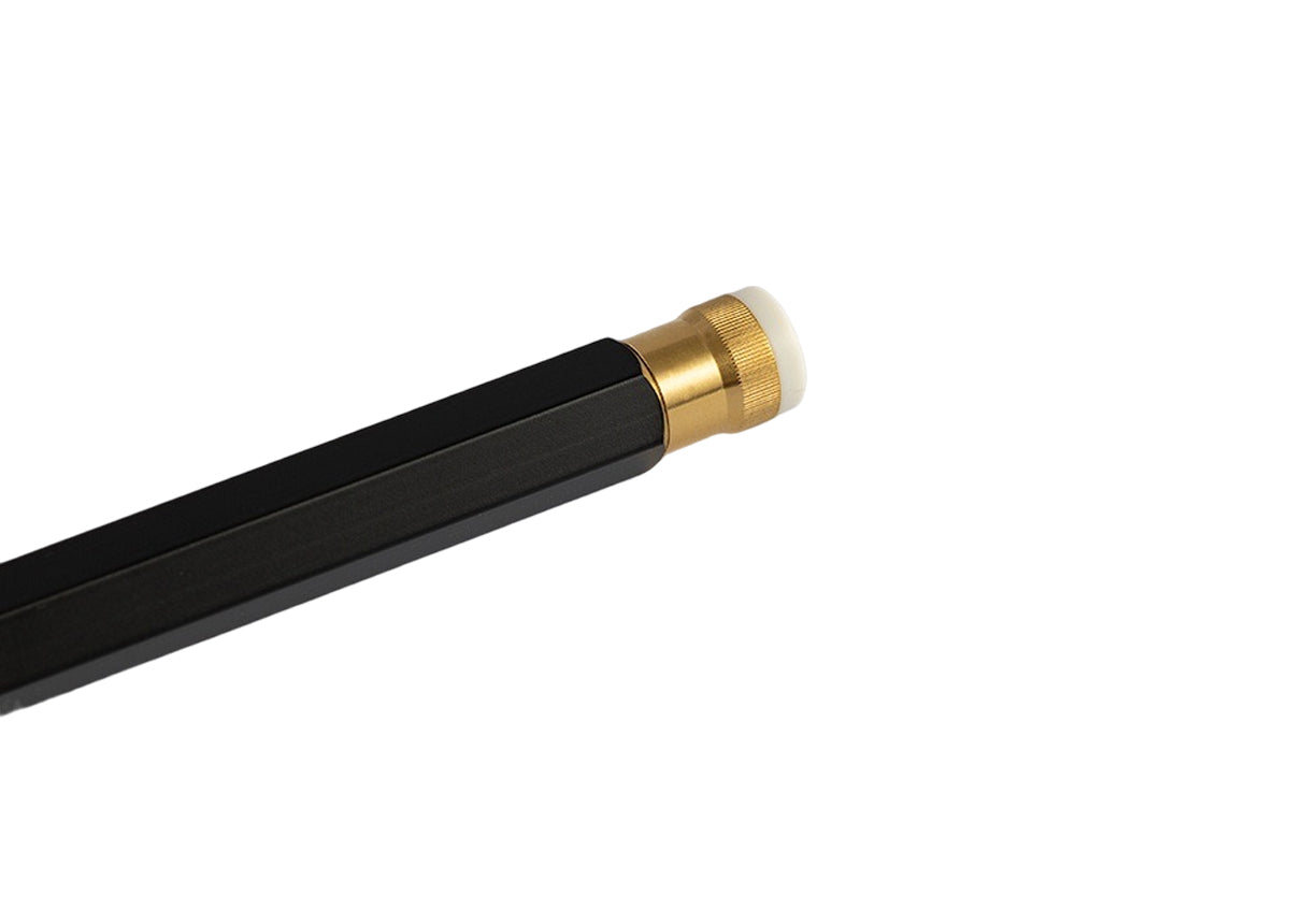 Pencillest 可擦拭黃銅原子筆／黃銅筆／摩擦筆 黑色附筆芯