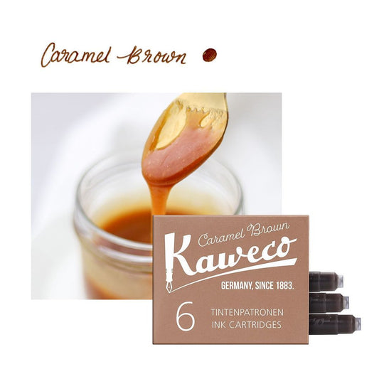 德國KAWECO 歐規卡水 卡式墨水管 焦糖棕 Caramel Brown