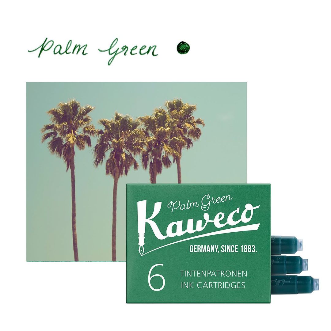 德國KAWECO 歐規卡水 卡式墨水管 棕櫚綠 Palm Green