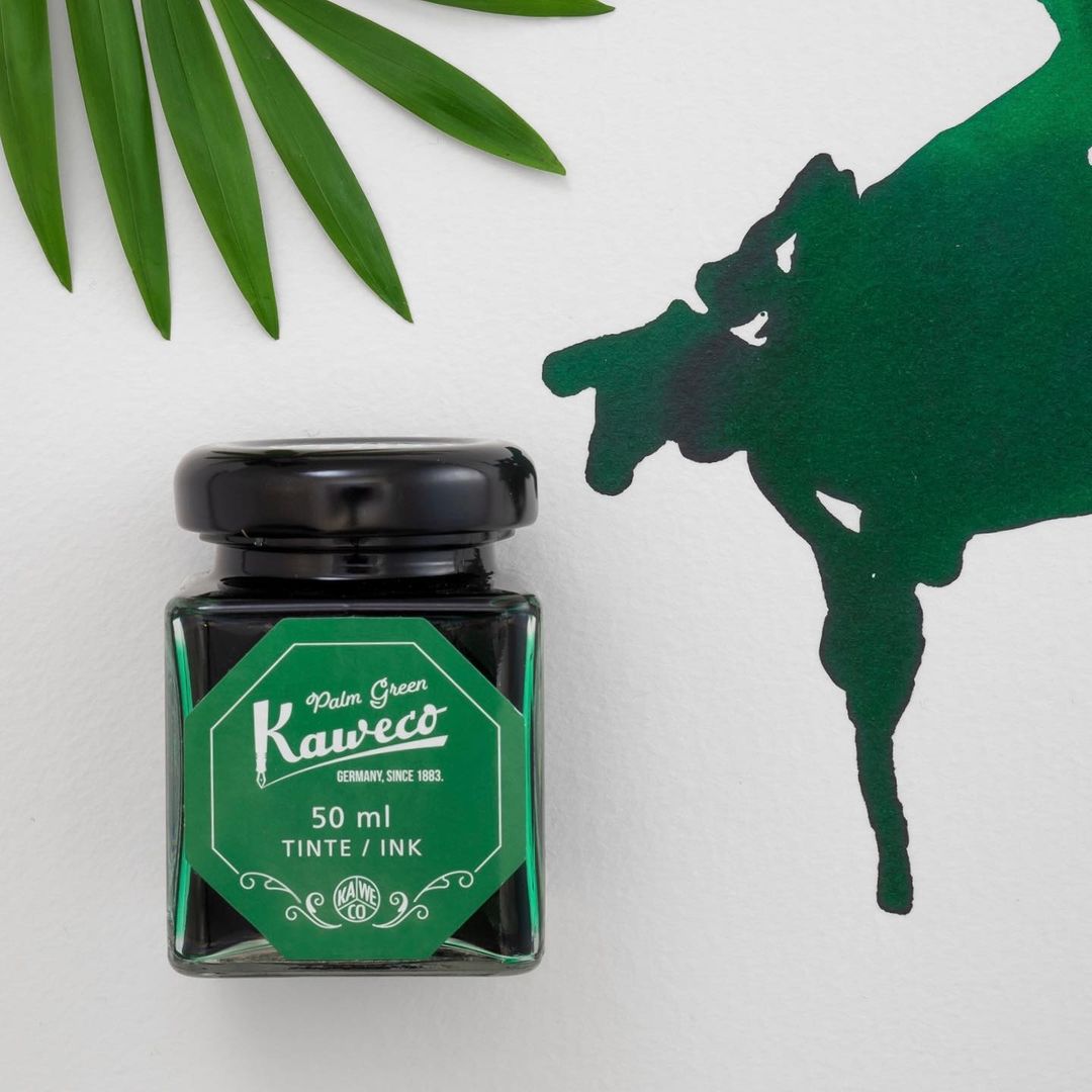 德國KAWECO 瓶裝墨水 棕櫚綠 50ml