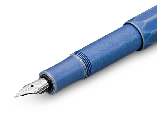 德國KAWECO AL Stonewashed石洗系列鋼筆 斑駁藍