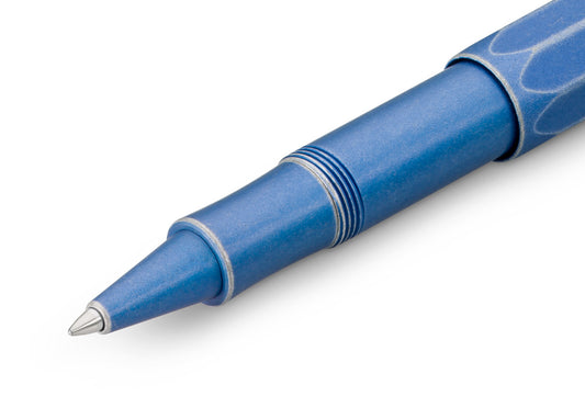 德國KAWECO AL Stonewashed石洗系列鋼珠筆 斑駁藍
