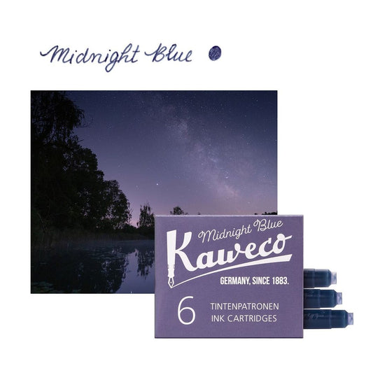 德國KAWECO 歐規卡水 卡式墨水管 子夜藍 Midnight Blue