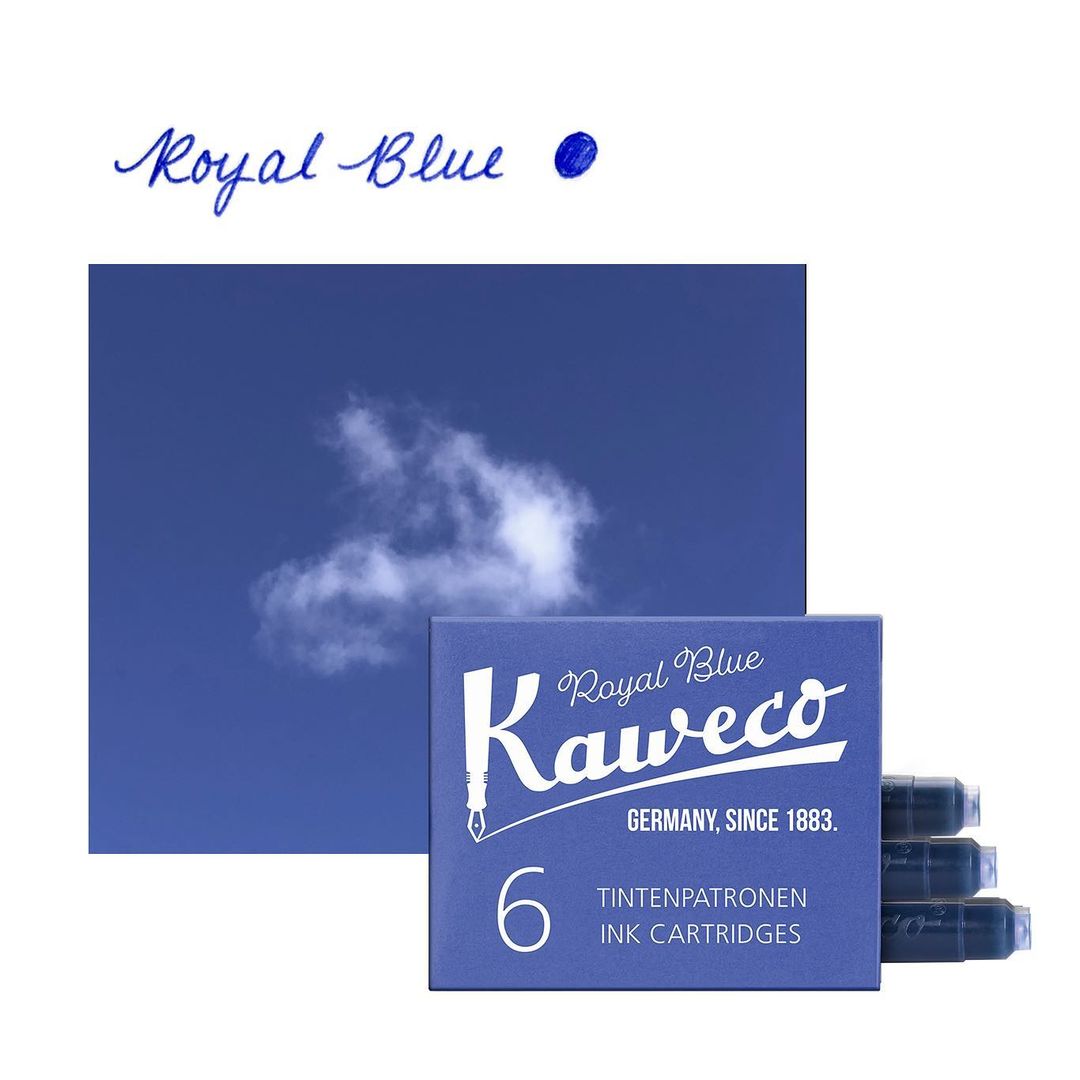 德國KAWECO 歐規卡水 卡式墨水管 深寳藍 Royal Blue