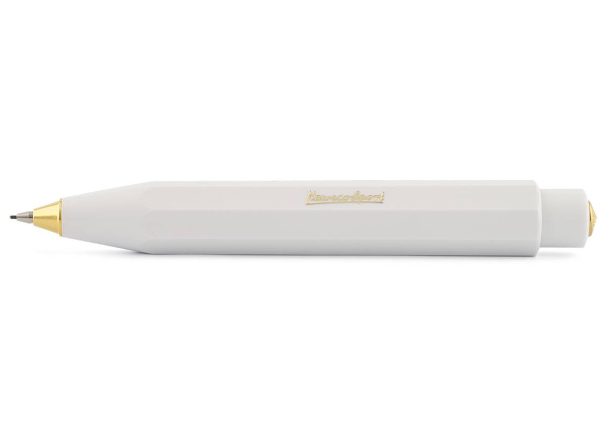 德國KAWECO CLASSIC Sport系列自動鉛筆 0.7mm 鋼琴白