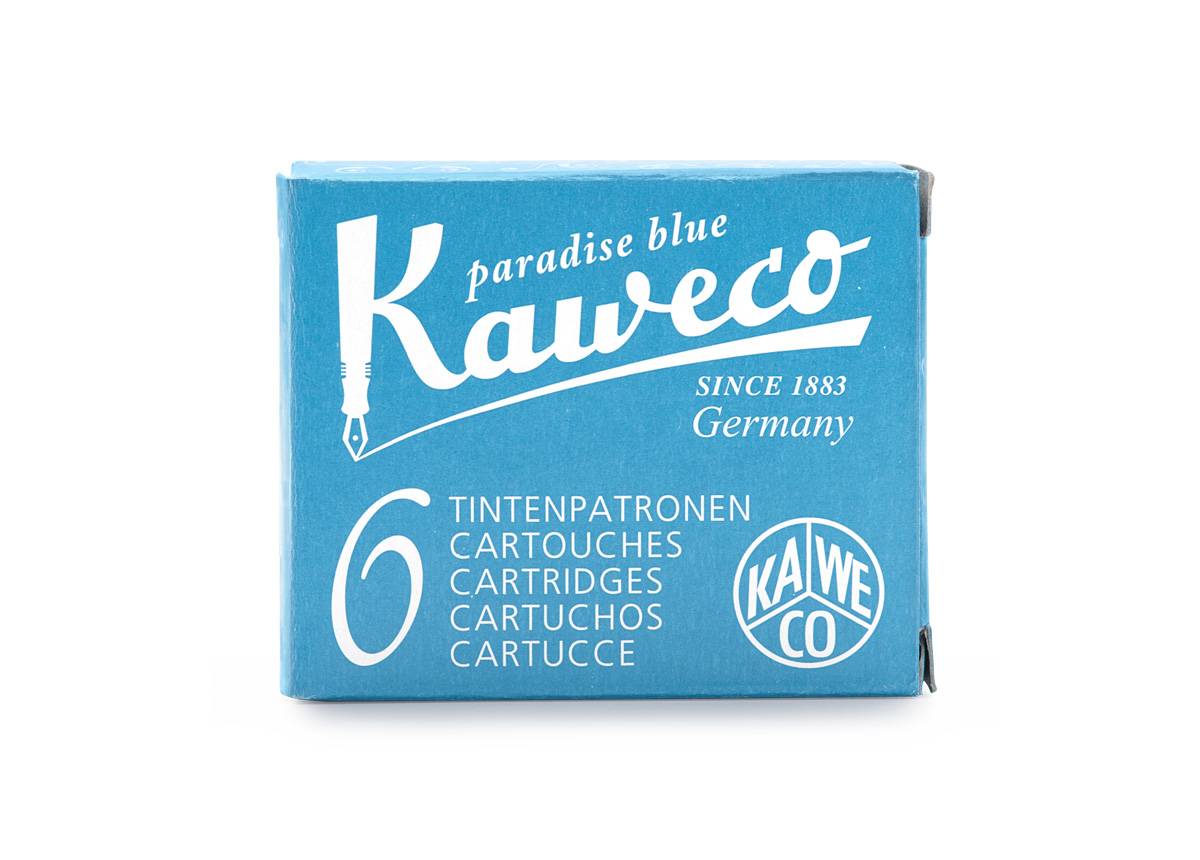 德國KAWECO 歐規卡水 卡式墨水管 天空藍 Paradise Blue