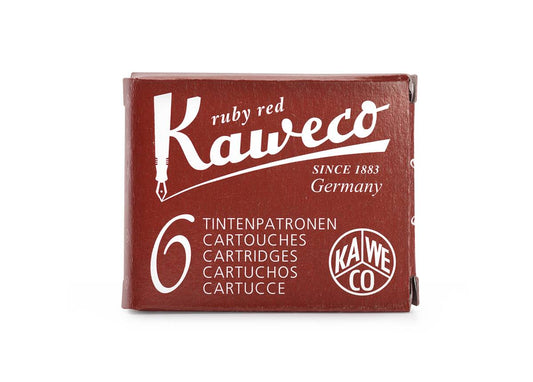 德國KAWECO 歐規卡水 卡式墨水管 寶石紅 Ruby Red