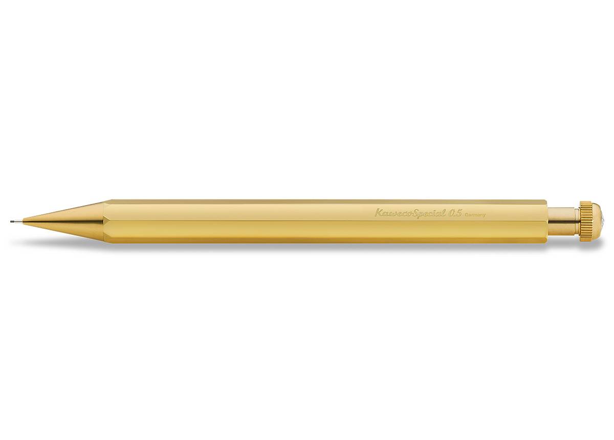 德國KAWECO SPECIAL系列自動鉛筆 0.5mm 附橡皮擦 黃銅