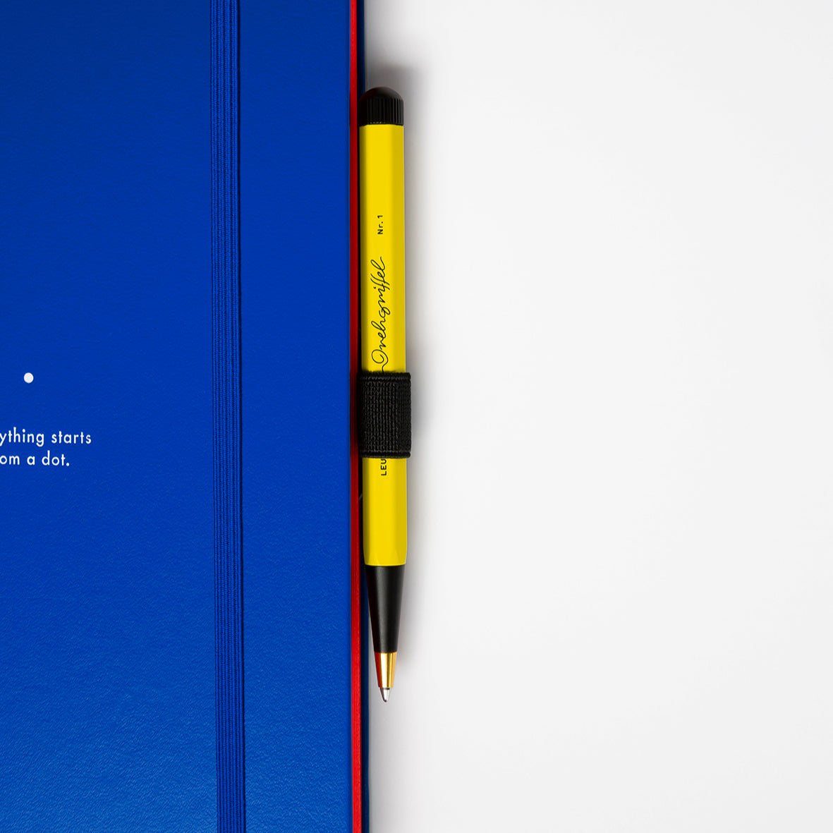 LEUCHTTURM1917 包浩斯100週年硬殼筆記本 A5 藍色 方點